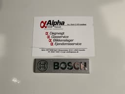 Bosch Gasfyr + Bosch Vandbeholder 60 Liter