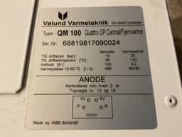 Vølund QM100 Quattro Varmtvandsbeholder | 100 L