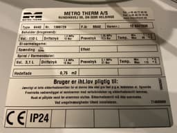 Metro Varmtvandsbeholder 110 Liter
