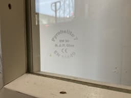 Indvendig Dør m. Glas - Ikke Matteret