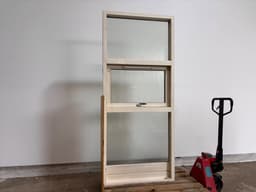 Vinduesparti - Frosset Glas