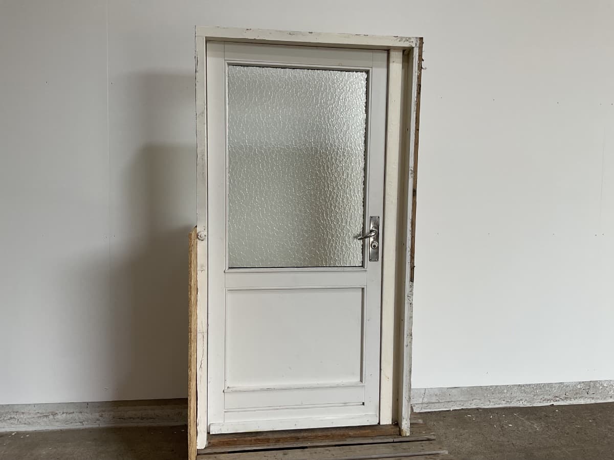 Ældre Yderdør - Frosset Glas