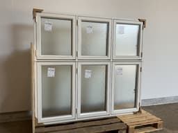Outrup Dannebrogsvindue - Frostet Glas