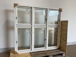 Outrup Dannebrogsvindue - Frostet Glas
