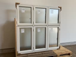 Outrup Dannebrogsvindue - Frostet Glas