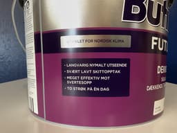 Hvid Butinox Futura træmaling | 9 L