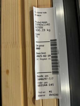 Nyt Velfac fastkarmsvindue i antracit grå