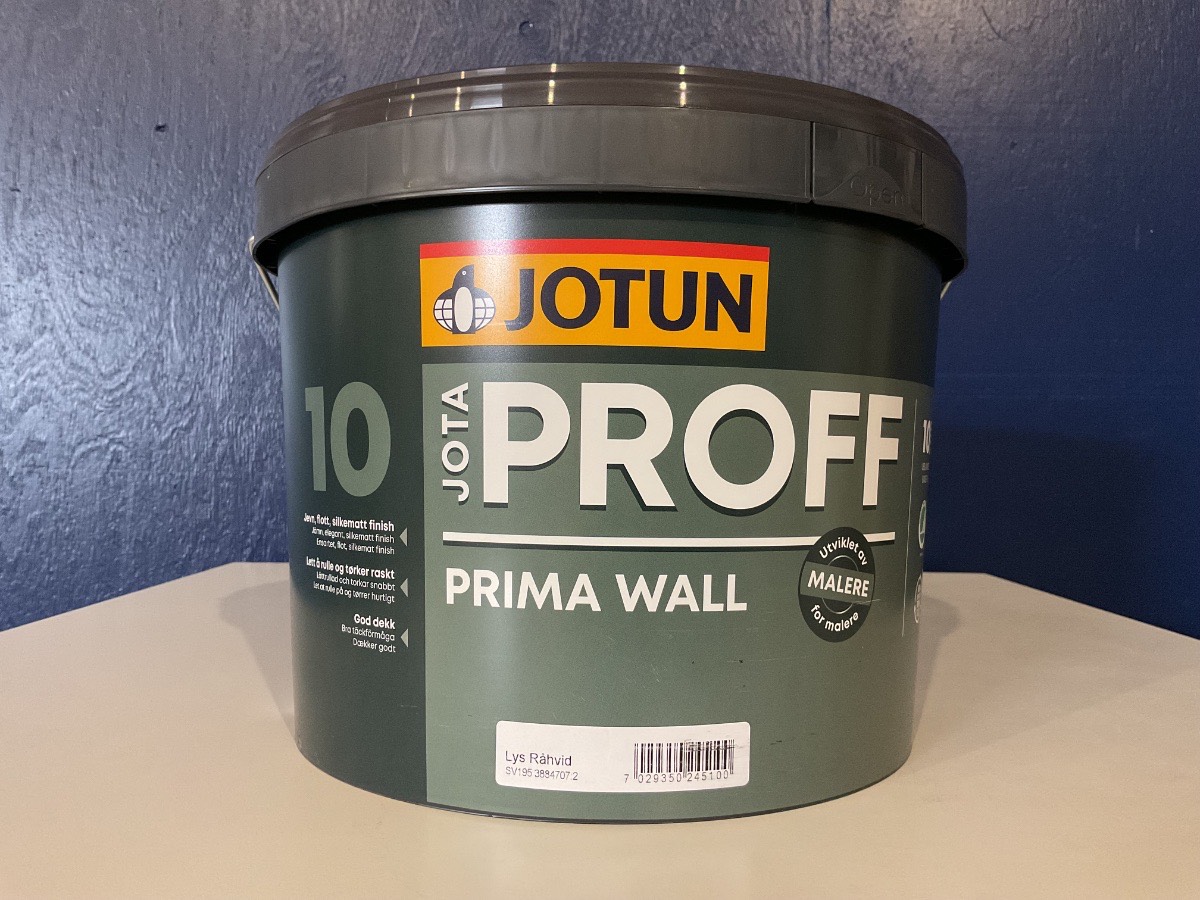 Jotun Jotaproff Prima Wall 10 | 9 L — leverandørfoto fra Jensen Genbrug