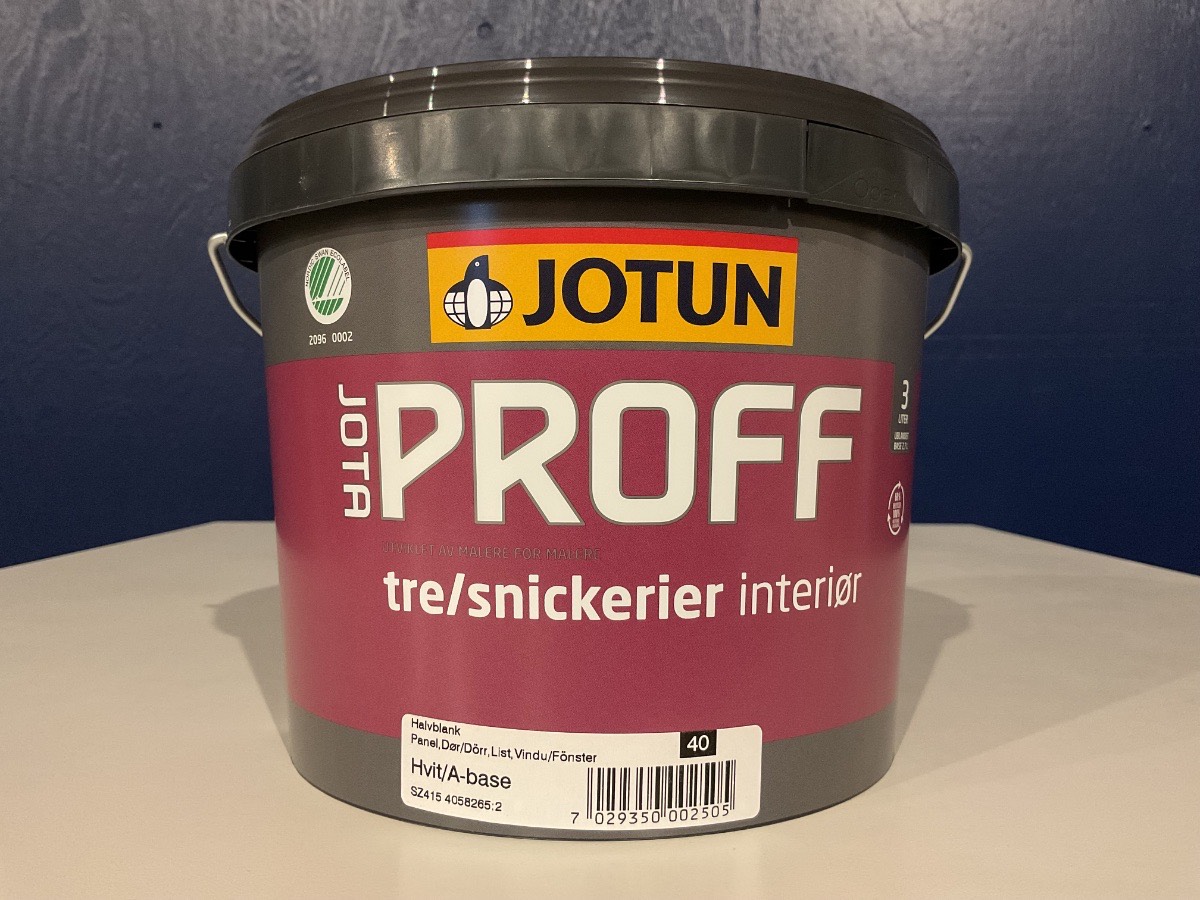 Jotun Jotaproff Træ/Træ Panel 40 Halvblank | 2,7 L — leverandørfoto fra Jensen Genbrug